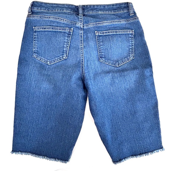 Style & Co. Blue Denim Bermuda shorts NWOT - Picture 2 of 5